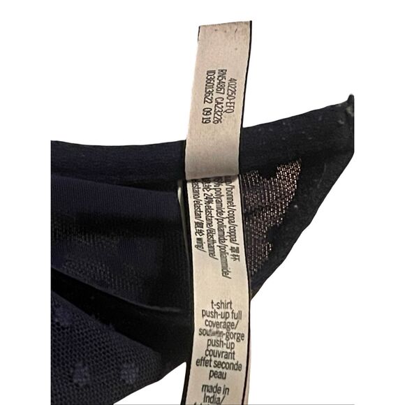 Victoria's Secret Womens Navy Blue T-Shirt Push-Up Full Coverage Bra Size 38DDD - Picture 8 of 16